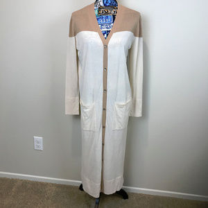 Zara Long Knit Cardigan Sweater